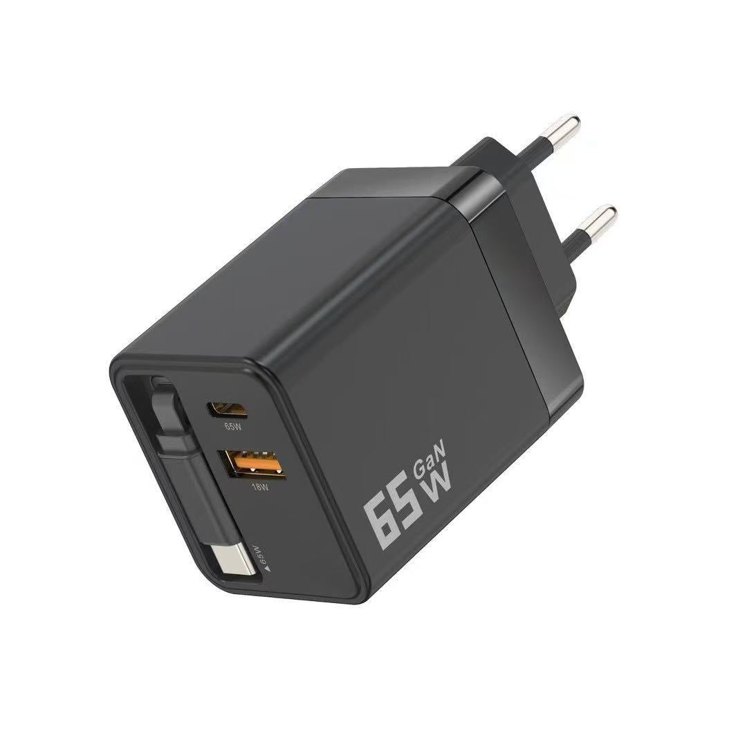 VoltPulse 80W Retractable Charger — Unleash Turbo Speed and Tangle-Free Power Wherever You Go - Souliia