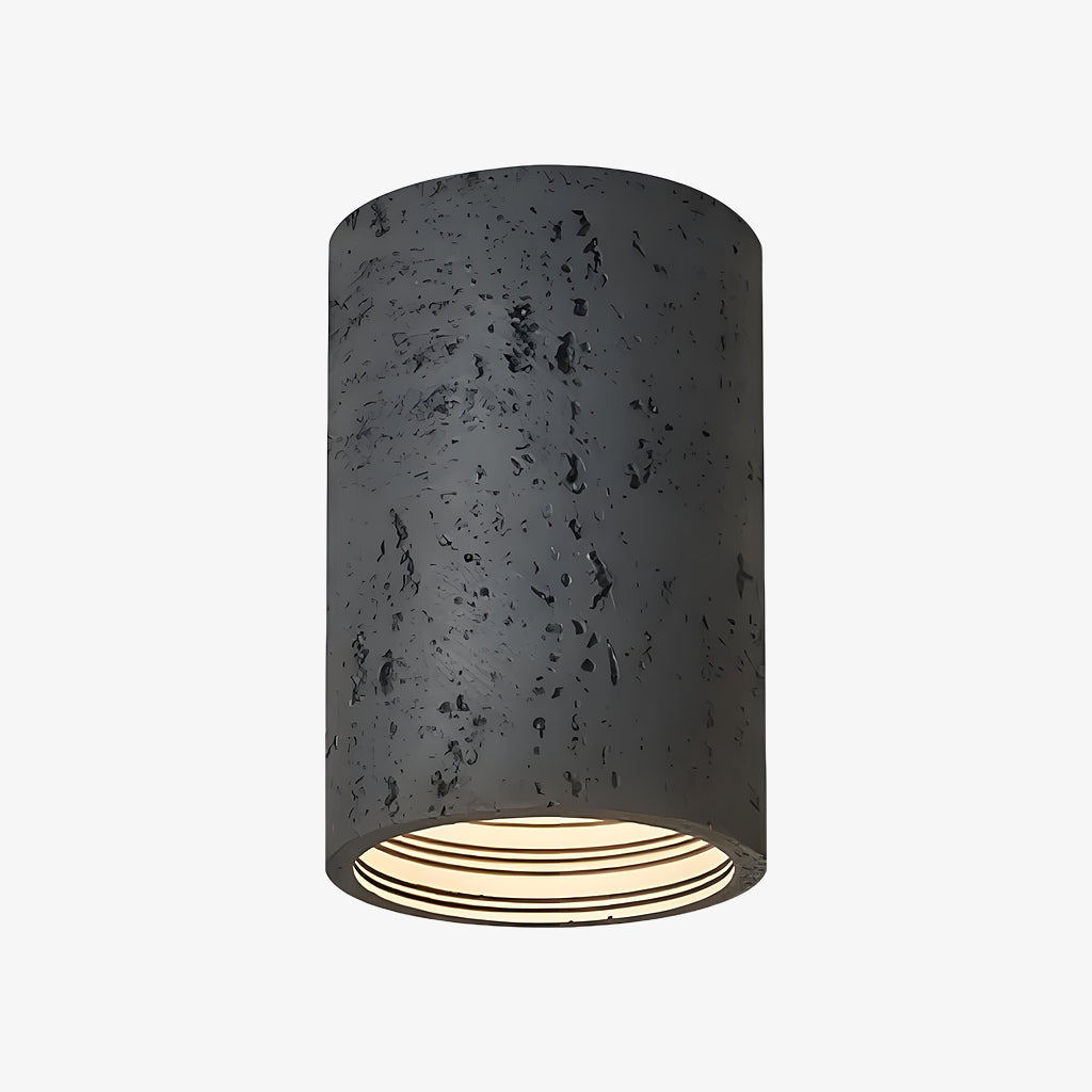Sabiara Wabi-Sabi Cylindrical Ceiling Lamp - Soft Diffused Ceiling Fixture for Bedrooms and Living Rooms | Souliia