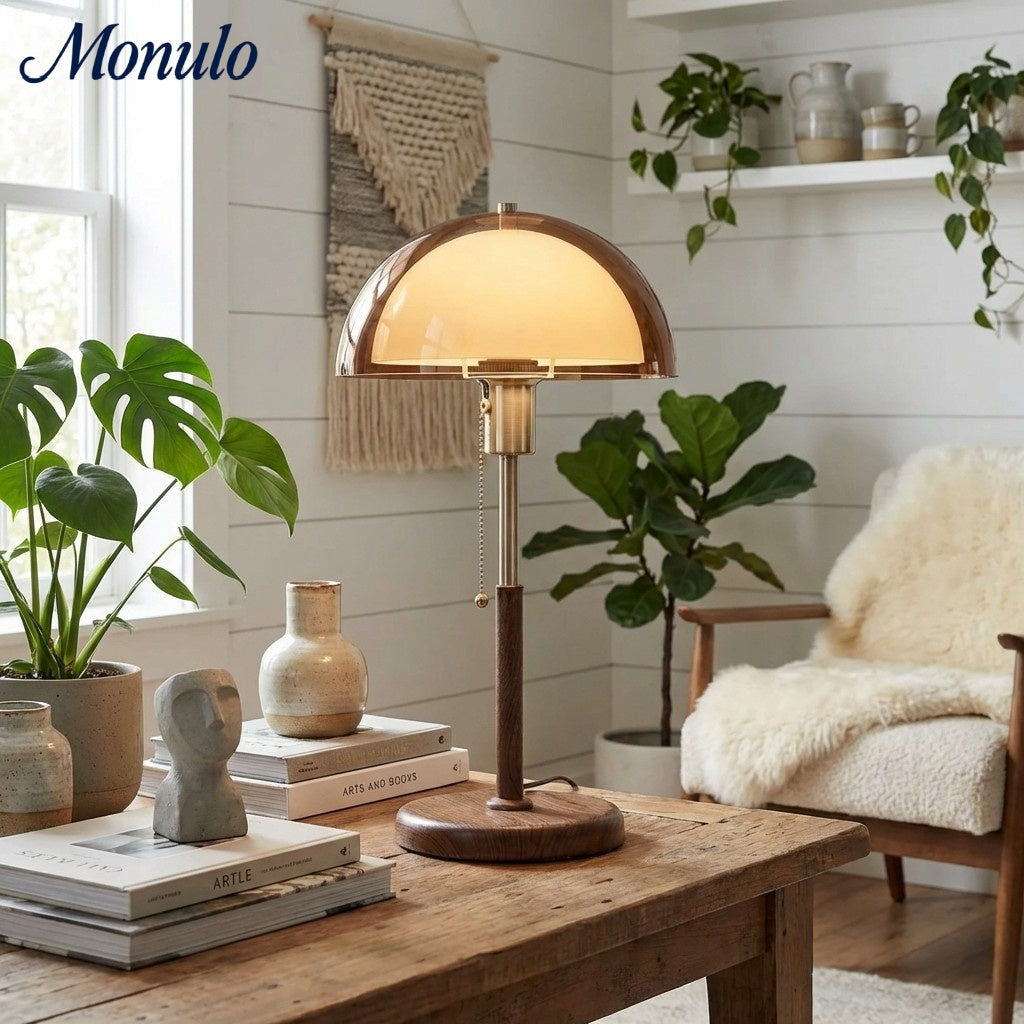 Sunset Afterglow Moderne Akzent-Tischlampe - Retro-Stil Lampe für Schlafzimmer oder Büro | Souliia