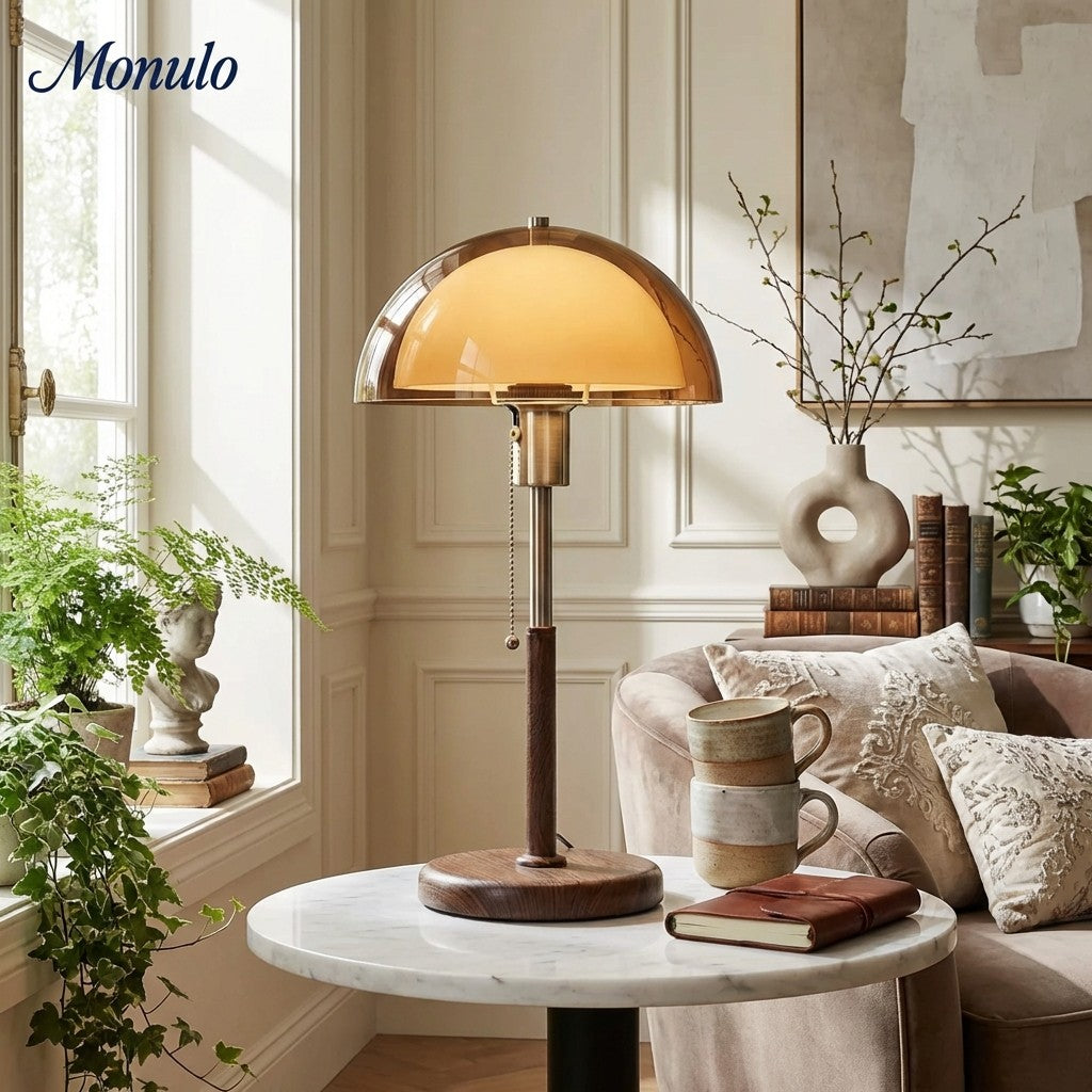 Sunset Afterglow Moderne Akzent-Tischlampe - Retro-Stil Lampe für Schlafzimmer oder Büro | Souliia