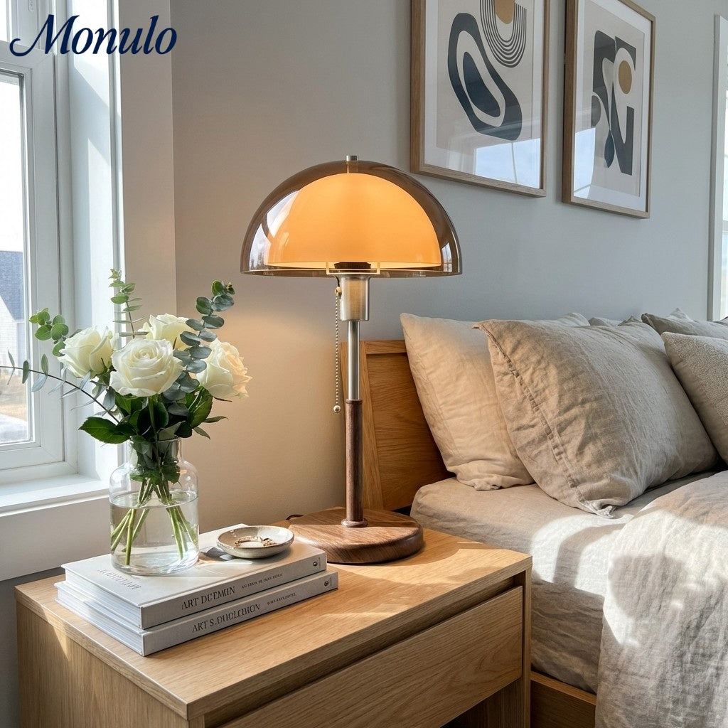 Sunset Afterglow Moderne Akzent-Tischlampe - Retro-Stil Lampe für Schlafzimmer oder Büro | Souliia