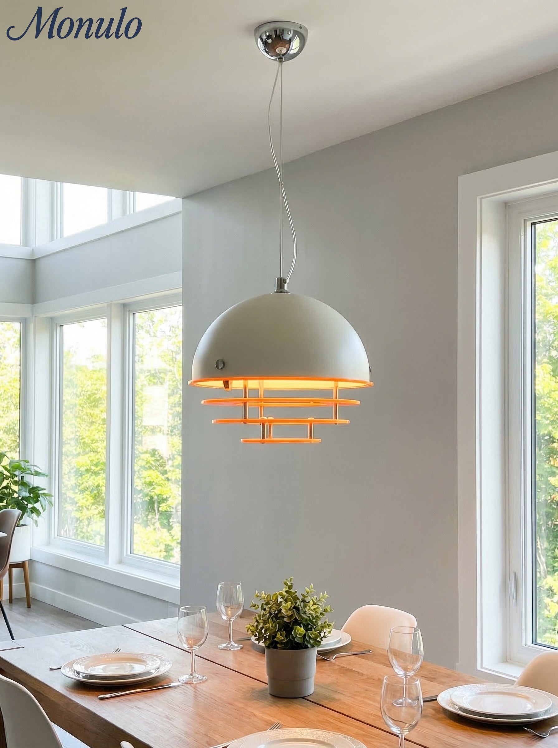 Sunset Pendelleuchte – Emotionale Stimmungsleuchte im Bauhaus-Design - AFTERGLOW S1 | Souliia