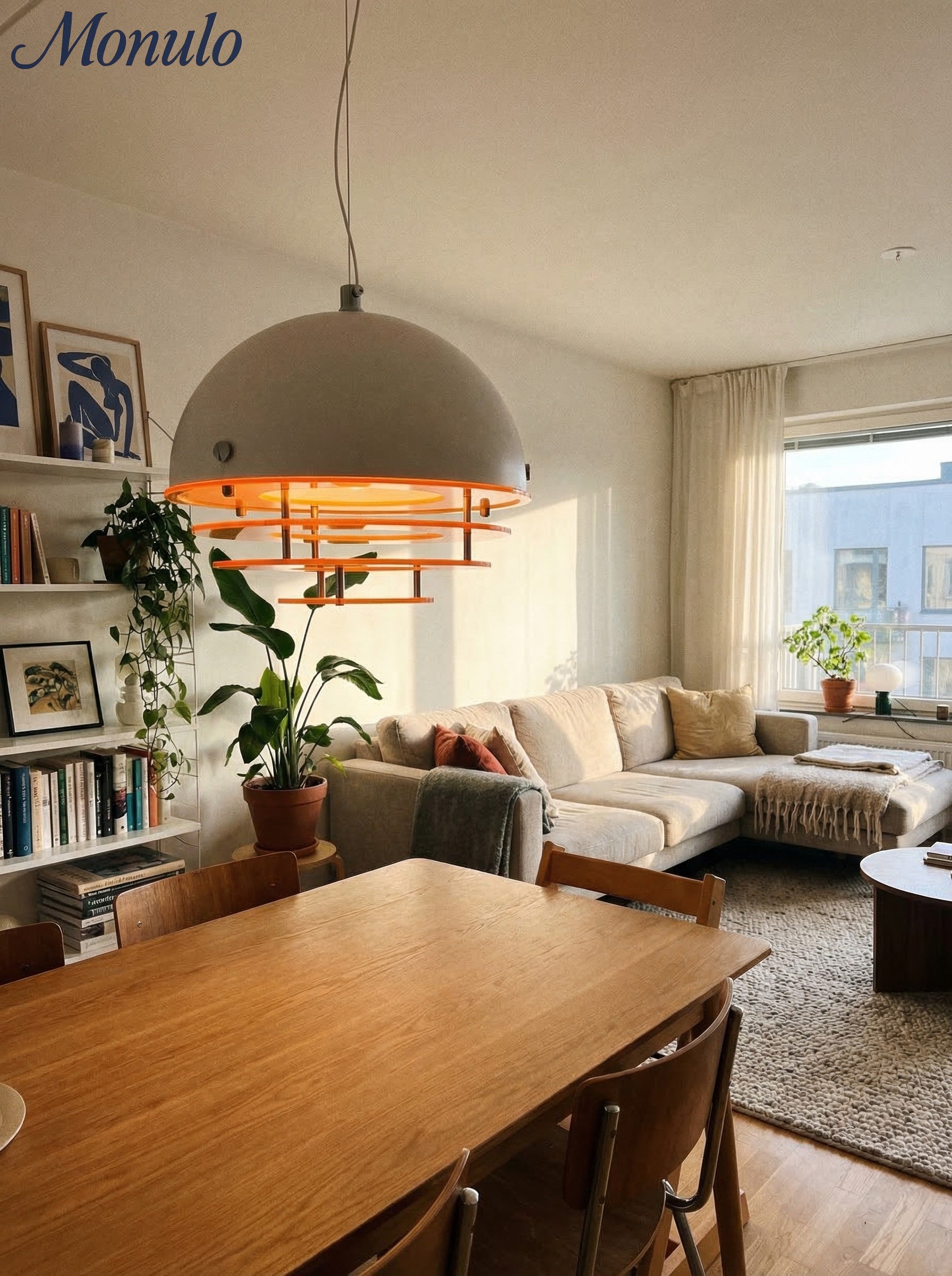 Sunset Pendelleuchte – Emotionale Stimmungsleuchte im Bauhaus-Design - AFTERGLOW S1 | Souliia