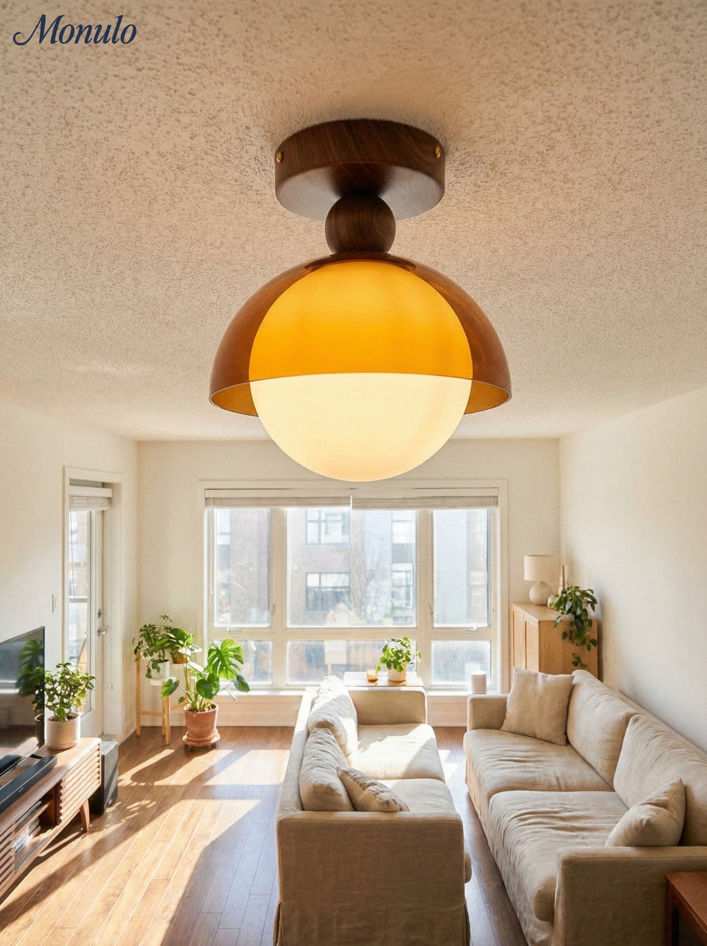 Sunset Afterglow Vintage Deckenleuchte für Flur und Eingangsbereich Moderne Ambientebeleuchtung | Souliia