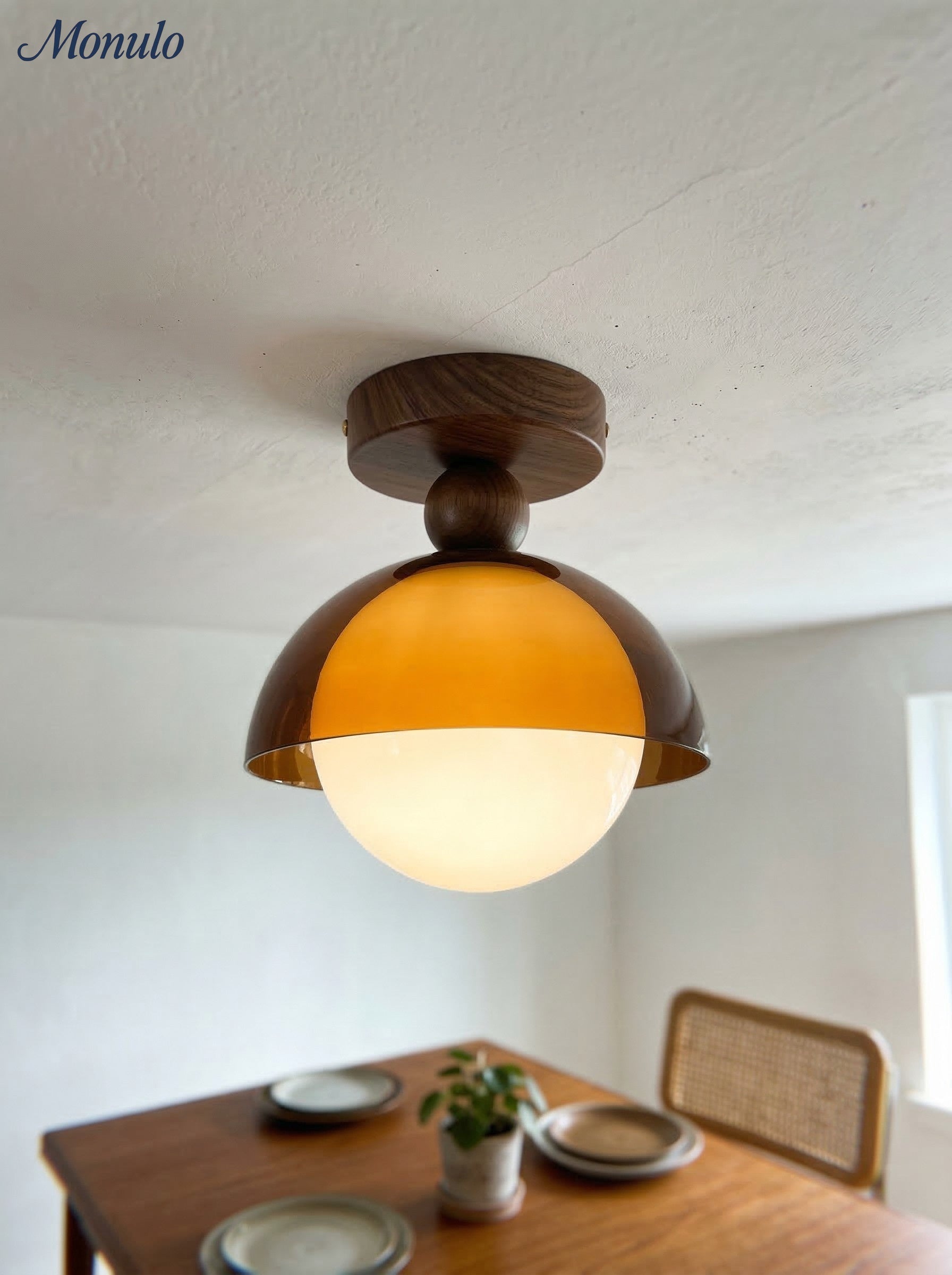Sunset Afterglow Vintage Deckenleuchte für Flur und Eingangsbereich Moderne Ambientebeleuchtung | Souliia