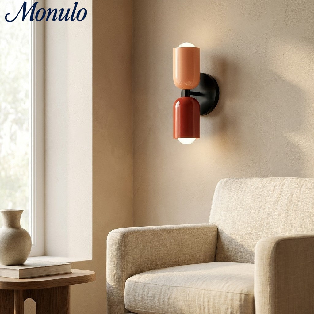 Symra Dual-Flow Metall-Wandleuchte nordisch minimalistischer Stil - Beleuchtung für Innenräume N47 | Souliia