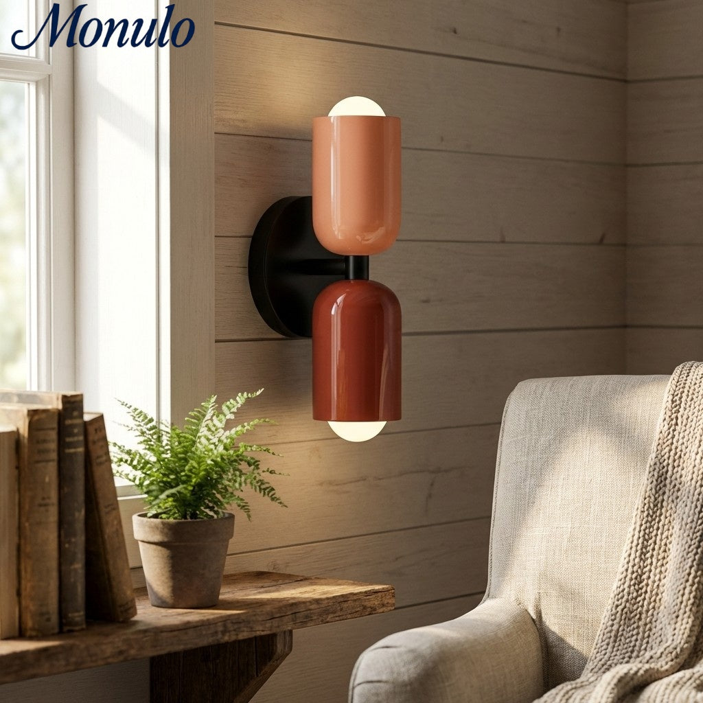 Symra Dual-Flow Metall-Wandleuchte nordisch minimalistischer Stil - Beleuchtung für Innenräume N47 | Souliia