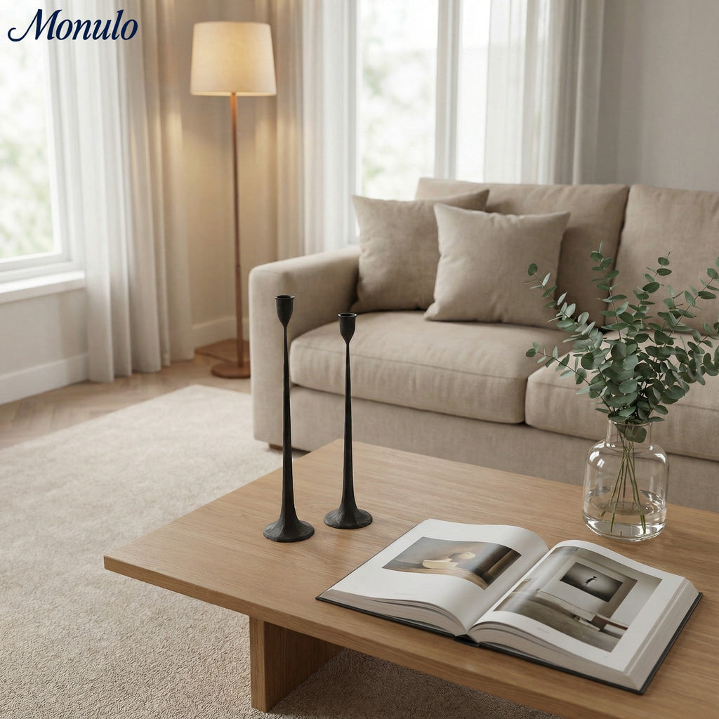 Tegna Modern Tall Candle Stands - Elegant Home Décor for Dining | Souliia