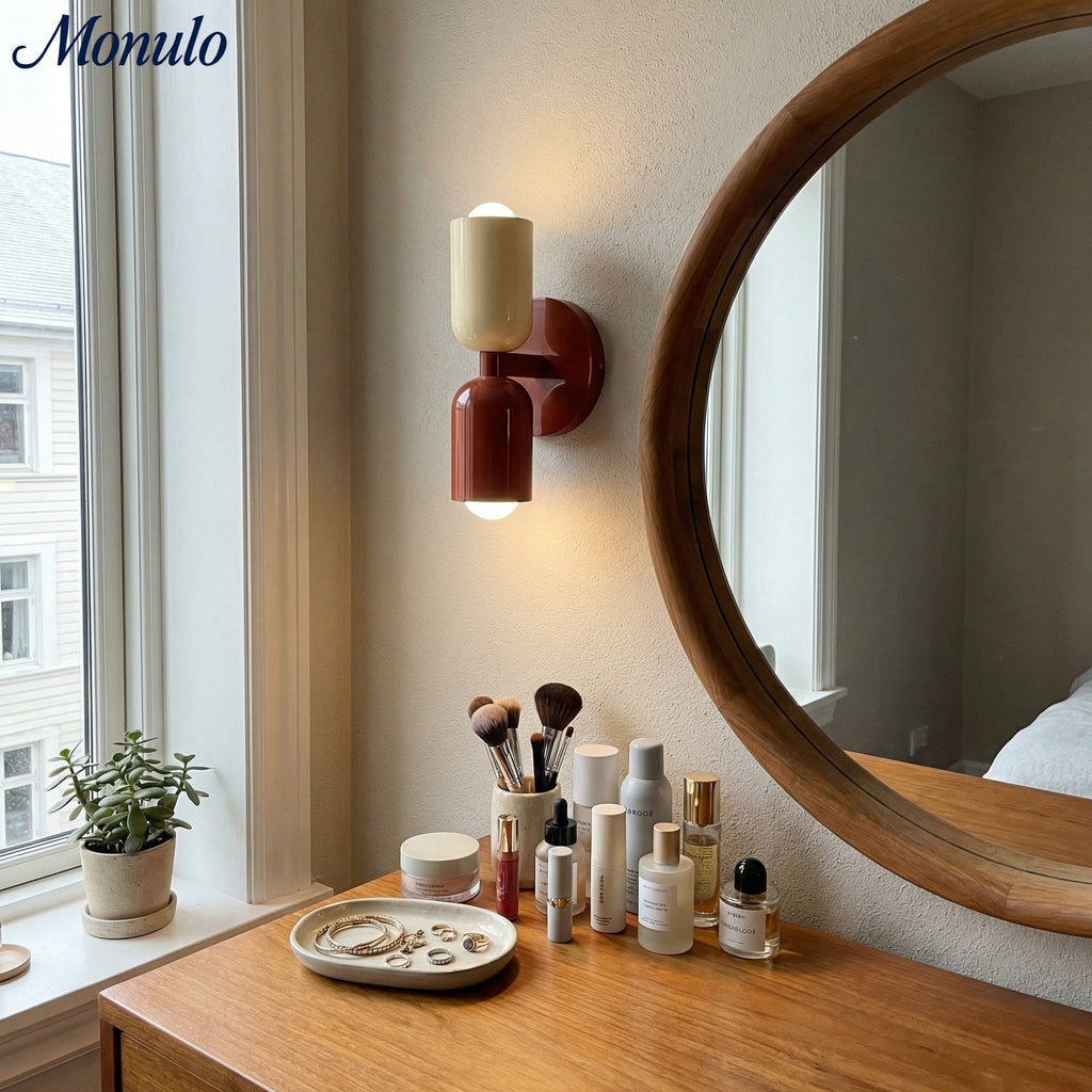 Symra Dual-Flow Metall-Wandleuchte nordisch minimalistischer Stil - Beleuchtung für Innenräume N47 | Souliia