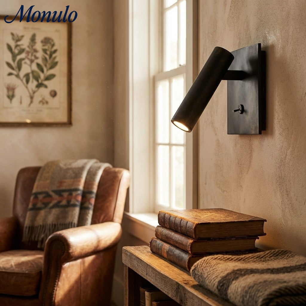 Slimlux Rotatable Minimal Aluminum LED Wall Sconce - Hallway Accent Glow | Souliia