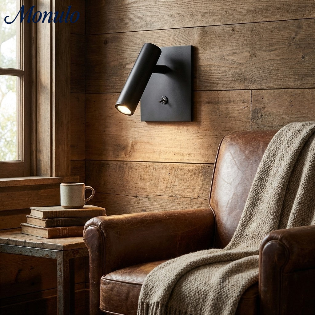 Slimlux Rotatable Minimal Aluminum LED Wall Sconce - Hallway Accent Glow | Souliia