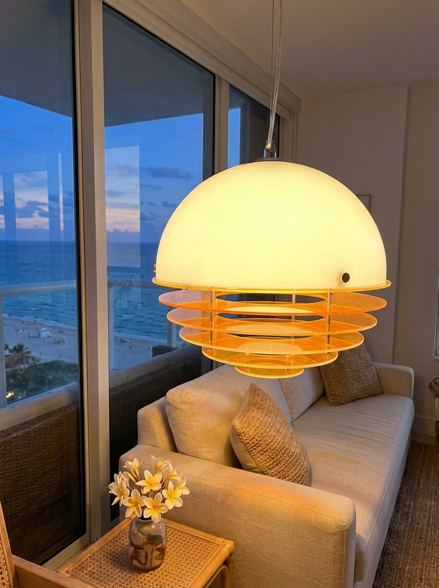 Sunset Pendelleuchte – Emotionale Stimmungsleuchte im Bauhaus-Design - AFTERGLOW S1 | Souliia