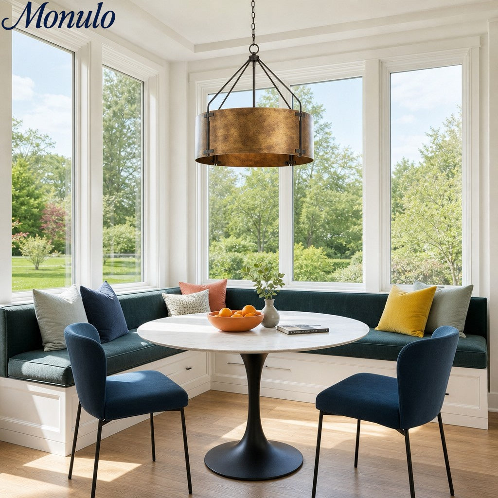 Lampada a sospensione Velara in stile industriale vintage per sala da pranzo - Per sala da pranzo o isola cucina | Souliia