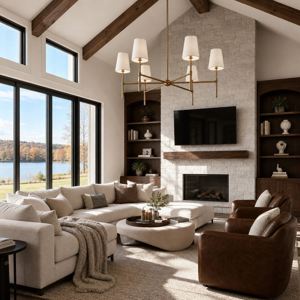 Rhodes Round Chandelier | Souliia