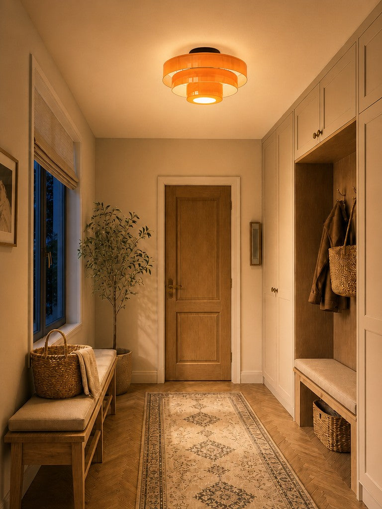 Malero Dreistufige Skulpturale Deckenleuchte im Bauhaus-Stil für Wohnzimmer und Schlafzimmer | Souliia