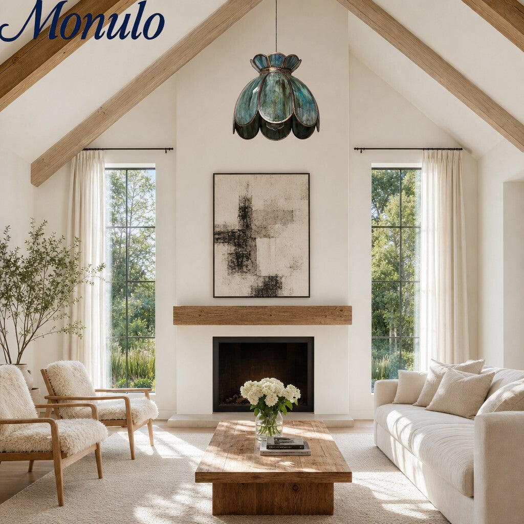 Retro Lotus Pendant Lamp | Souliia