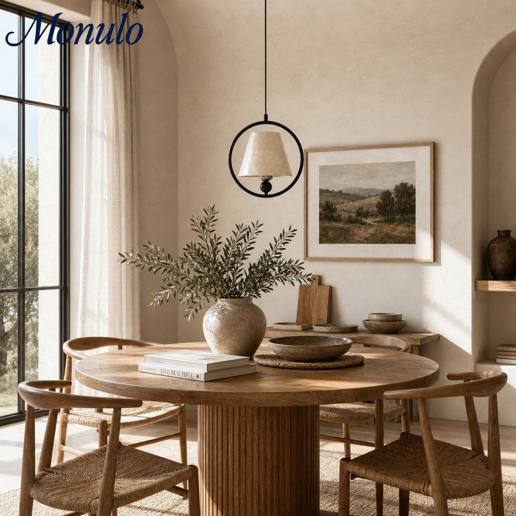 Skulpturales Ring-Design Moderne Pendelleuchte für Wohnzimmer Akzentbeleuchtung | Souliia