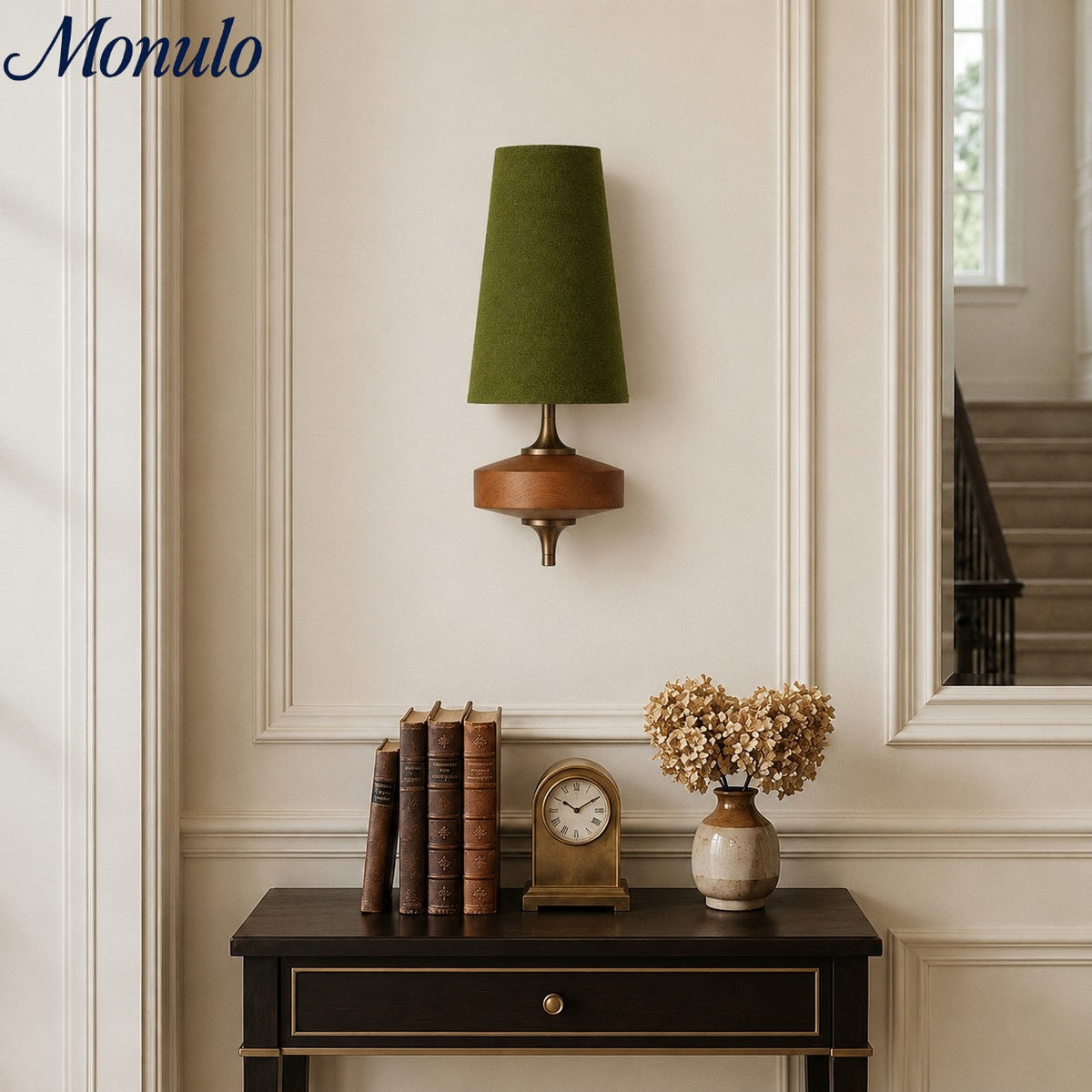 Rowan Retro Fabric Shade Wall Sconce – Classic Fabric Lighting For Bedroom | Souliia