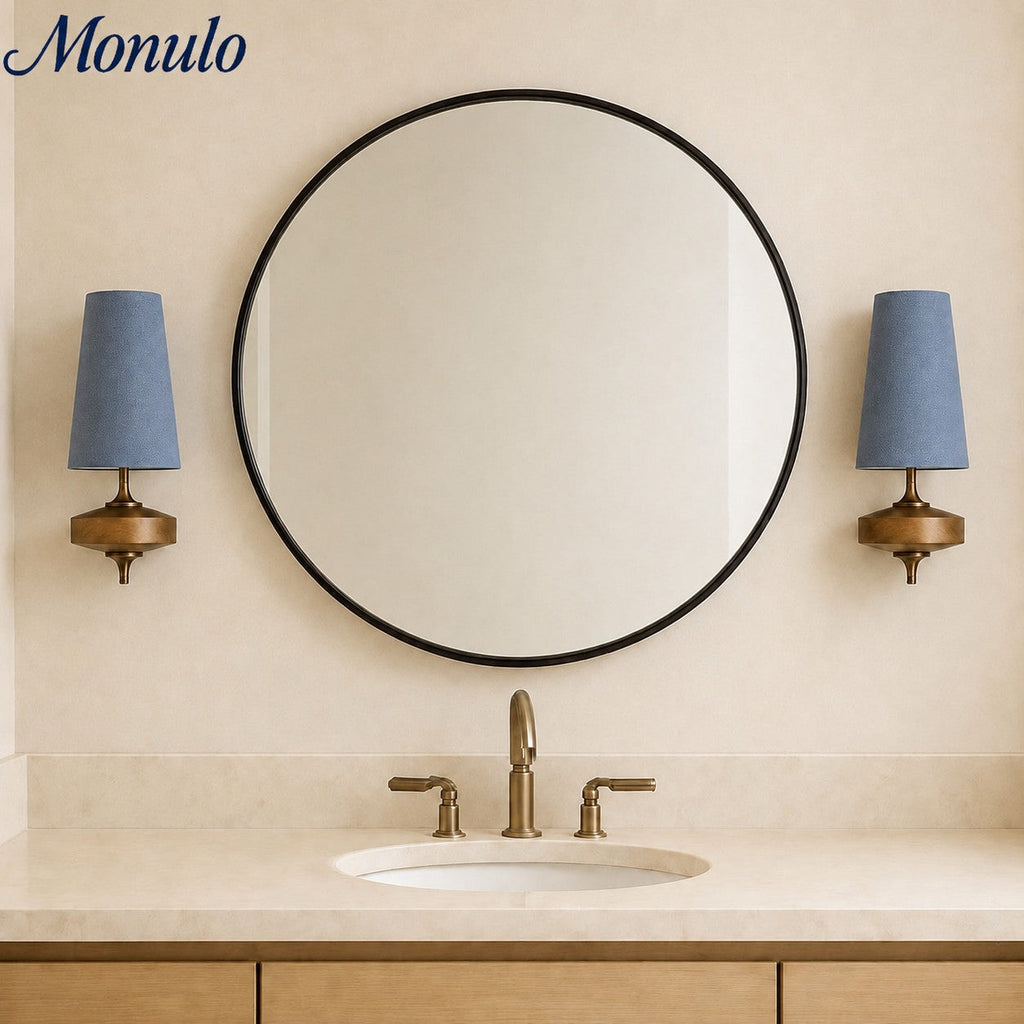 Rowan Retro Fabric Shade Wall Sconce – Classic Fabric Lighting For Bedroom | Souliia