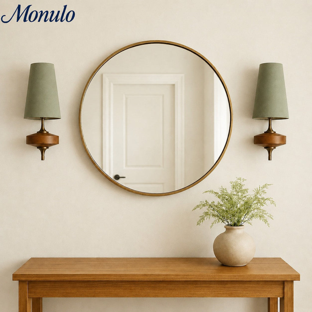 Rowan Retro Fabric Shade Wall Sconce – Classic Fabric Lighting For Bedroom | Souliia