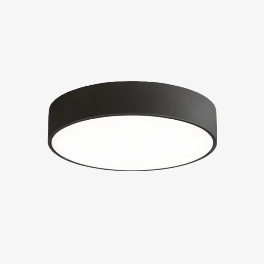 Rondi Minimalist Round LED Ceiling Light - Circular Iron Design for Living Room and Bedroom | Souliia