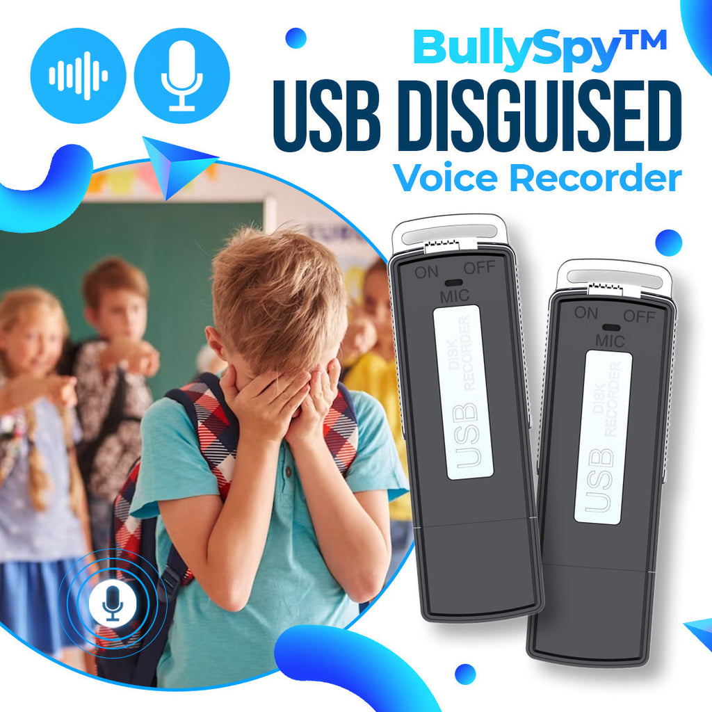 Voice Recorder | Hidden Design | Noise Cancellation | BullySpy - Souliia