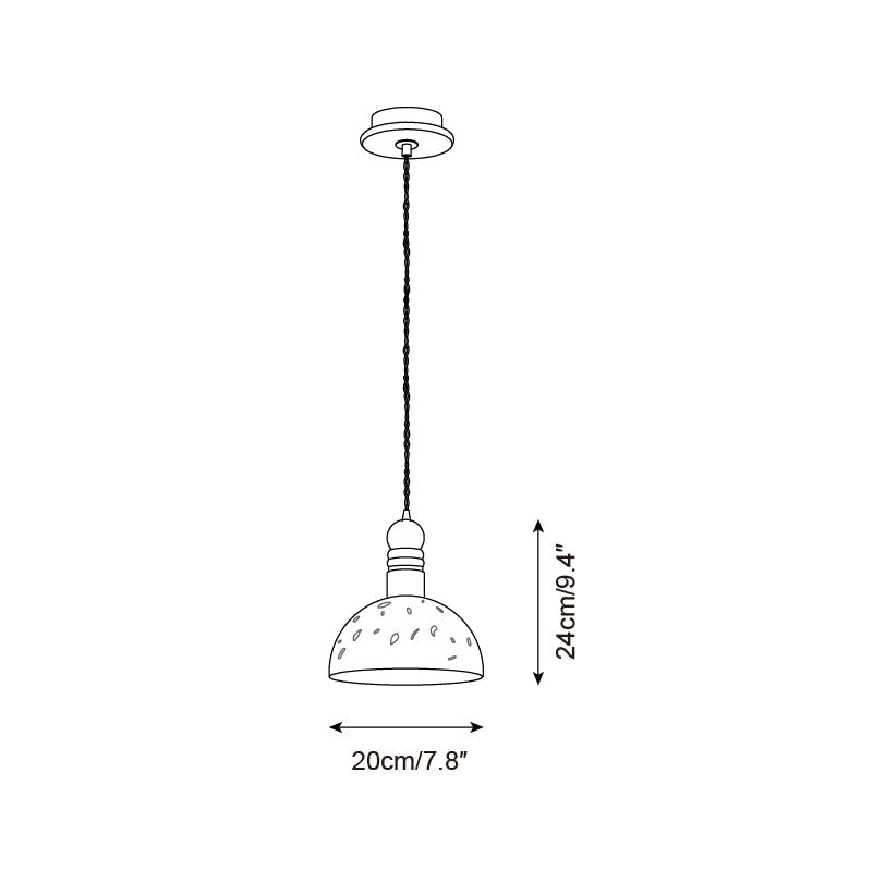 Sylvane Dome Pendant Lamp | Souliia