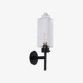 Rippled Glass Outdoor Wall Sconce | Souliia