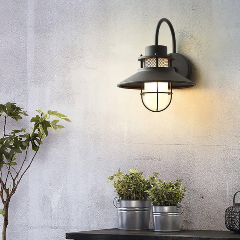 Luminous Outdoor Fackel Metall-Außenwandleuchte | Souliia