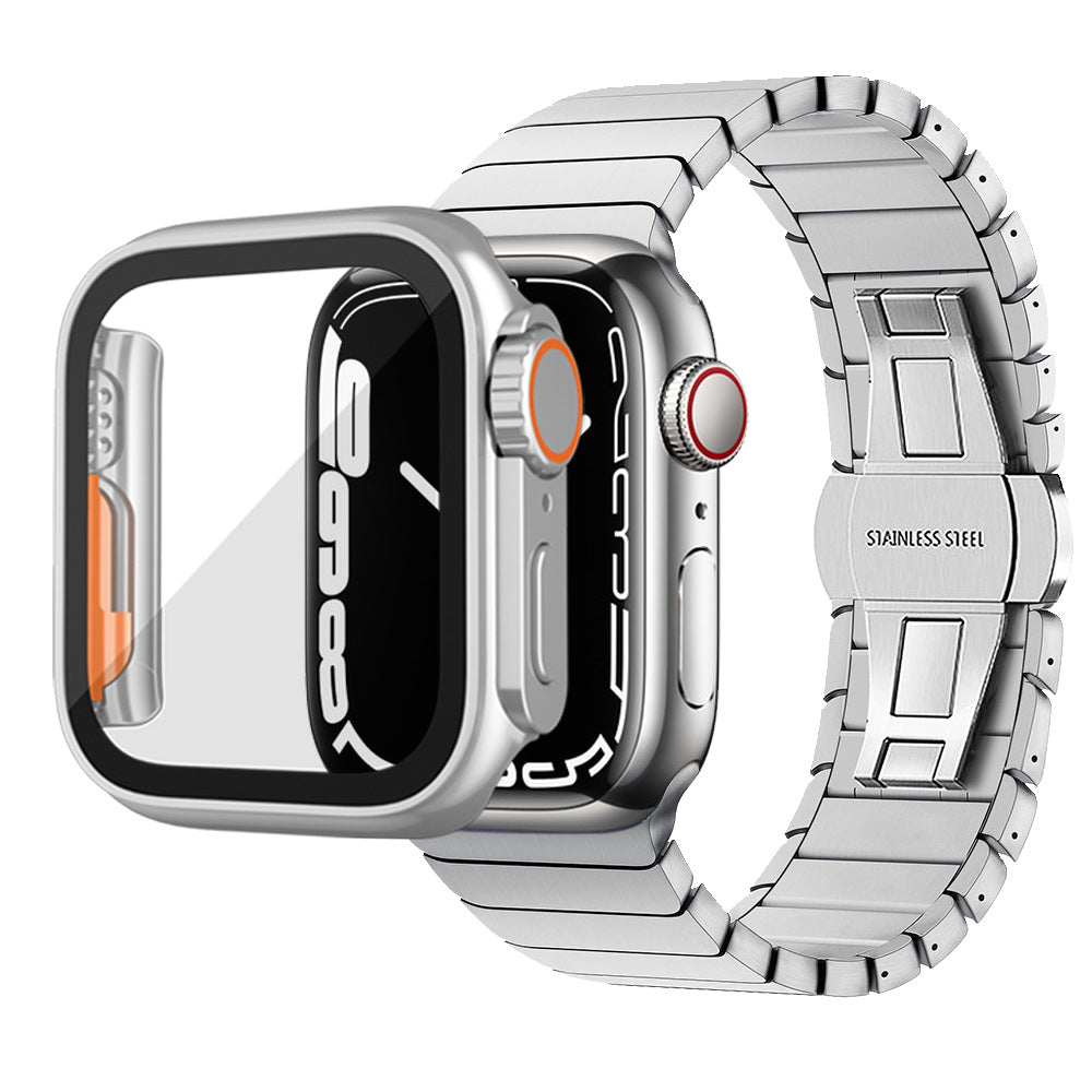 NovaGuard Waterproof Apple Watch Case — Slim, 9H Glass Shield
