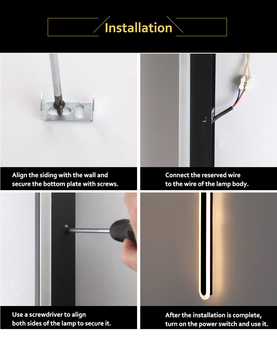 SolaraGuard Outdoor LED Wall Light — IP65 Waterproof, Integrated Motion Sensor