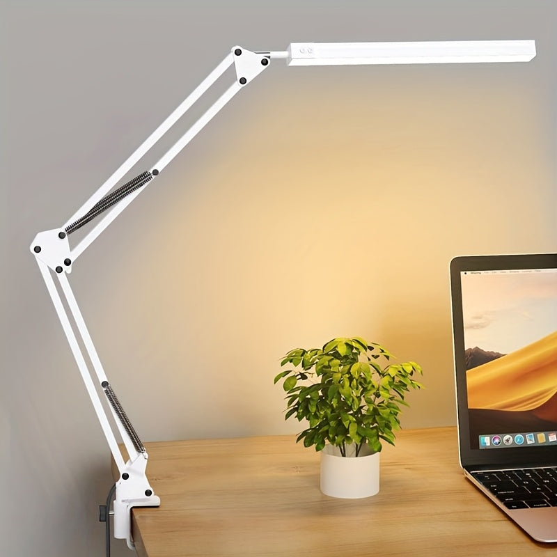 Flexiglow Clip-On LED Lamp — 10 Brightness Levels, 3 Color Temperatures