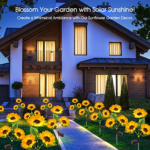 RamaraSun Girasoli solari — Illumina le tue notti con l'incanto del giardino, senza sforzo - Souliia