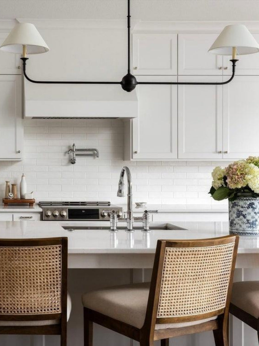 Sleek Chandelier Featuring Layered Linear Silhouette | Souliia
