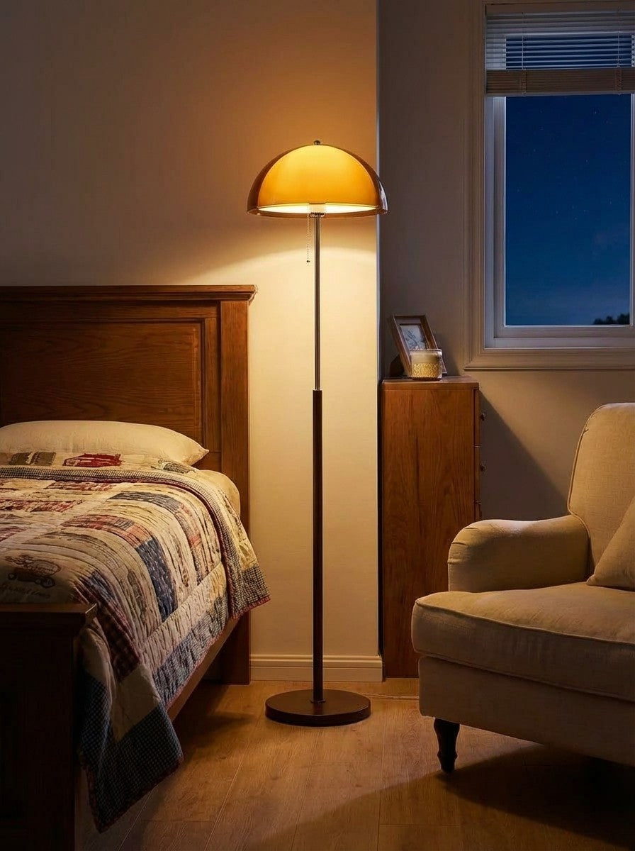 Sunset Afterglow Modern Clean Line Floor Lamp Minimalist Standing Light for Bedroom and Lounge | Souliia