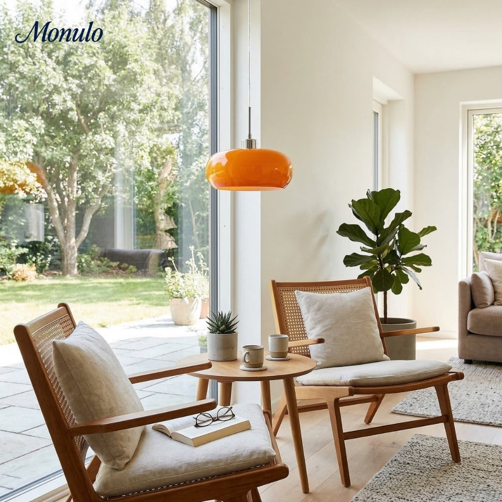 Nordic Metal Bauhaus Glass Pendant Lamp | Souliia