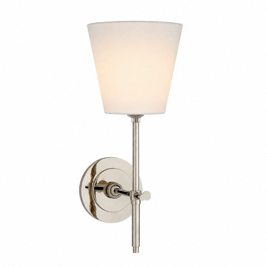 Rowan Classic Fabric Shade Wall Sconce Elegant Style - Bedroom Bedside Lighting | Souliia