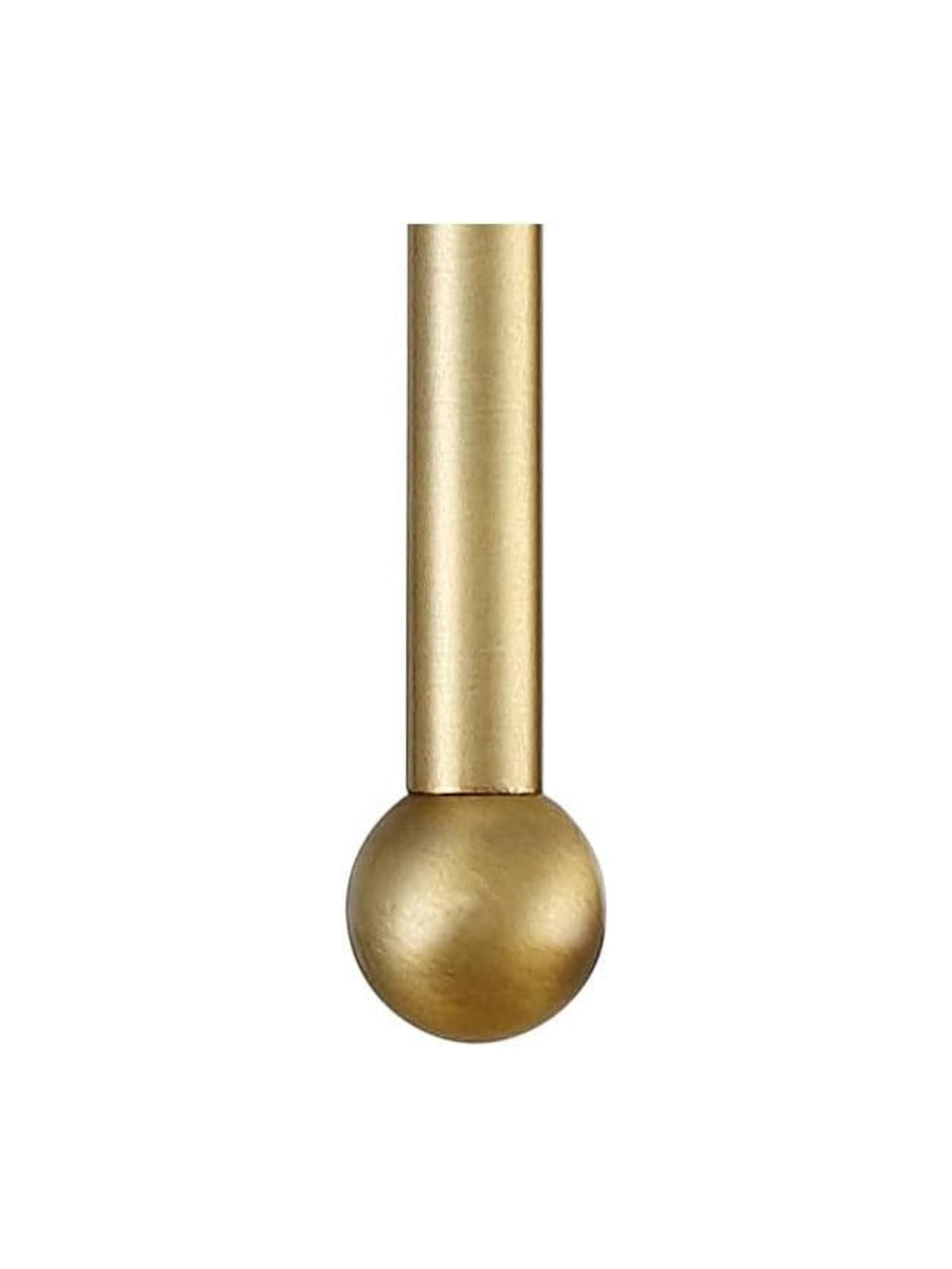 Rowan Nordic Rustic Brass Fabric Wall Lamp | Souliia