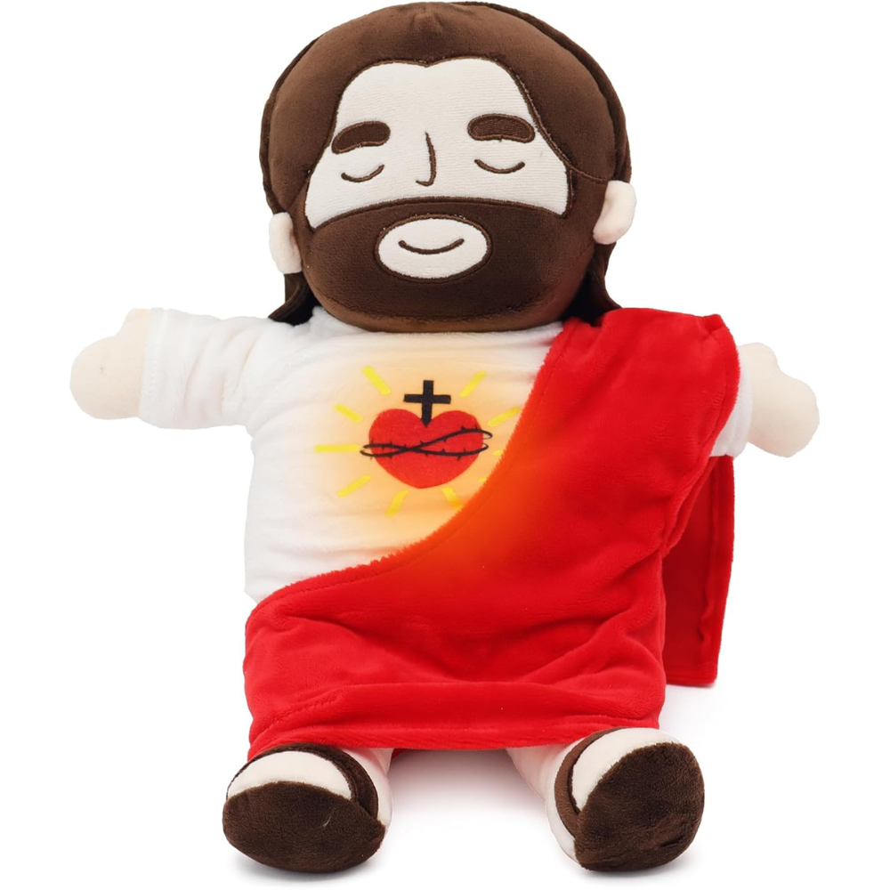 Brinquedo de peluche reconfortante de Jesus — Companheiro confortável para dormir
