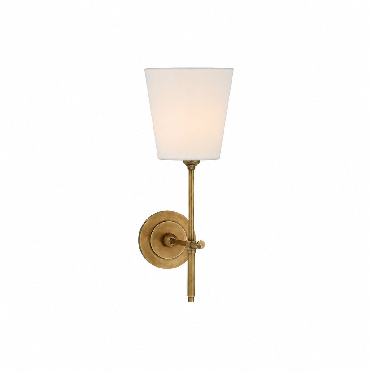 Rowan Classic Fabric Shade Wall Sconce Elegant Style - Bedroom Bedside Lighting | Souliia