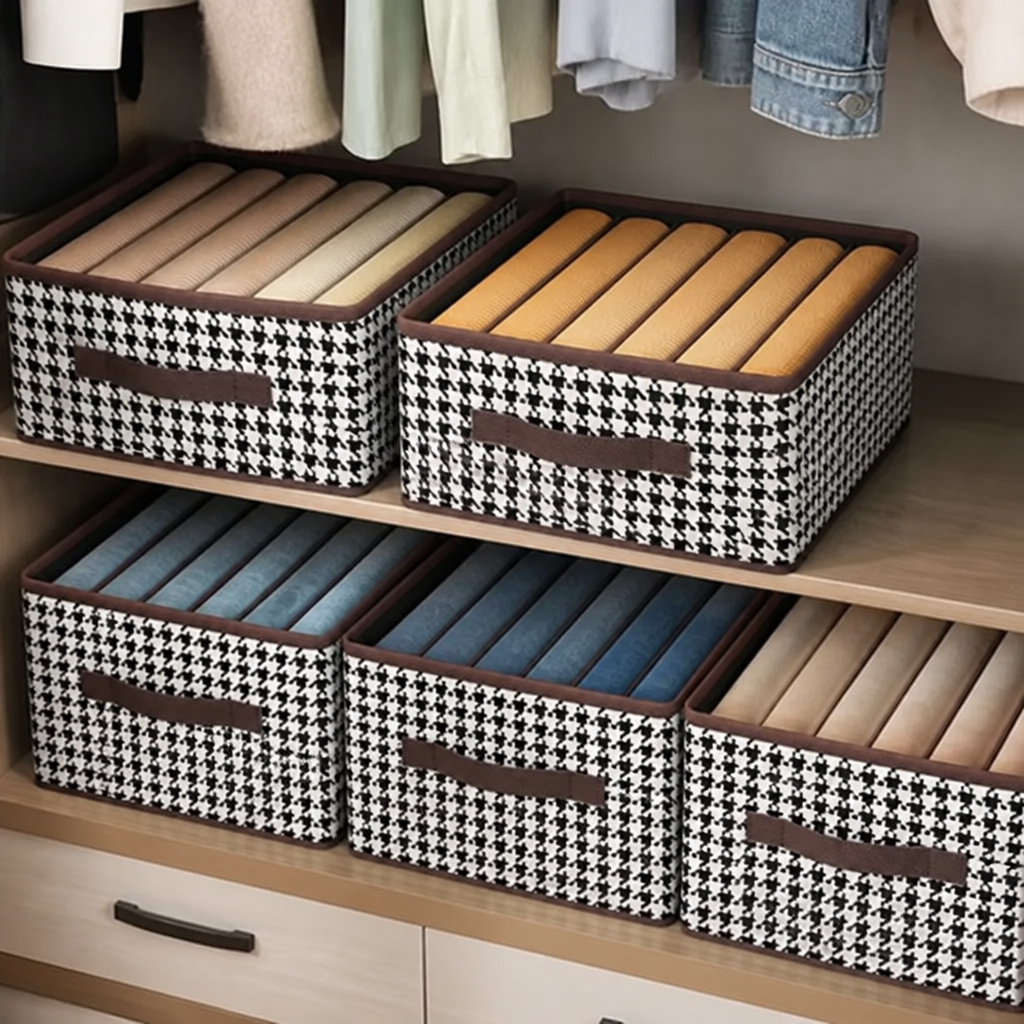 VeerCraft Foldable Organizer — Clear the Clutter and Find Your Favorite Jeans Instantly - Souliia