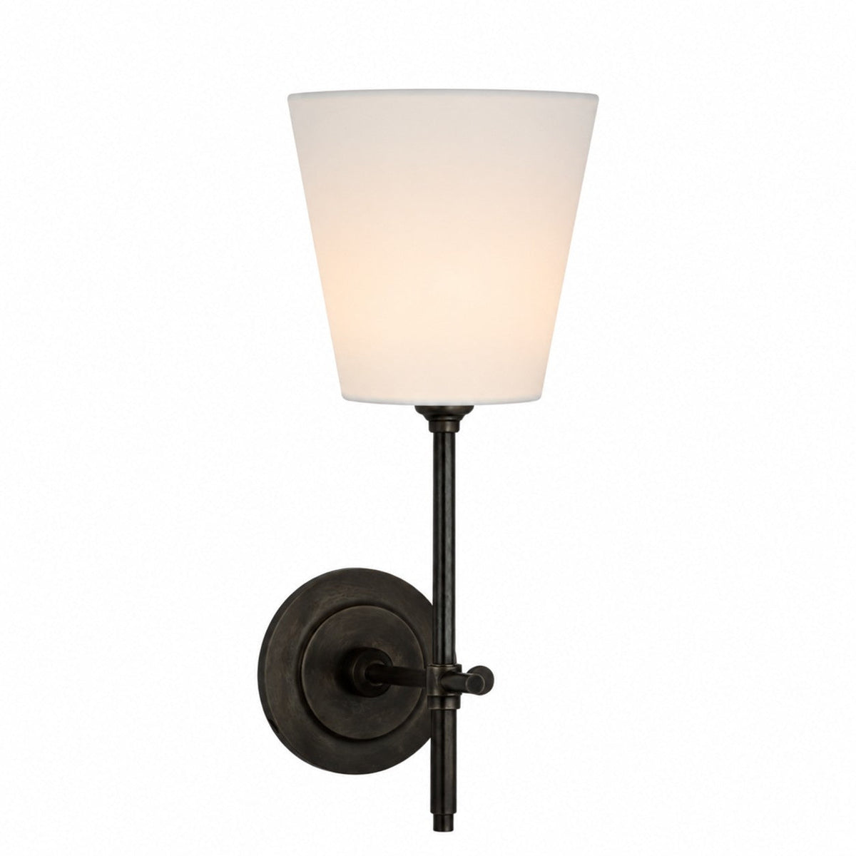 Rowan Classic Fabric Shade Wall Sconce Elegant Style - Bedroom Bedside Lighting | Souliia
