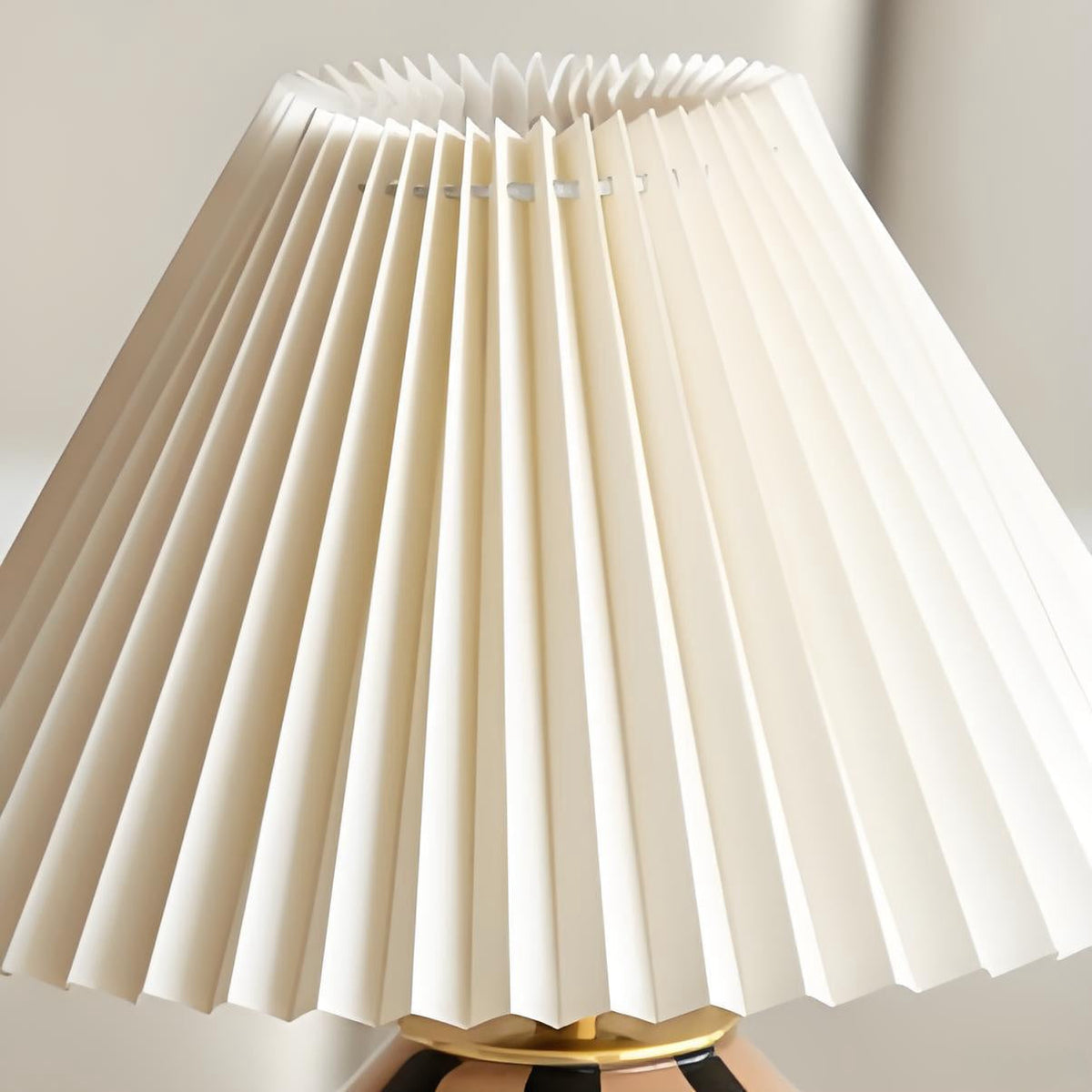 Undara Minimalist Fabric Pleat Table Lamp - Modern Nordic Lighting for Home Office and Side Tables | Souliia