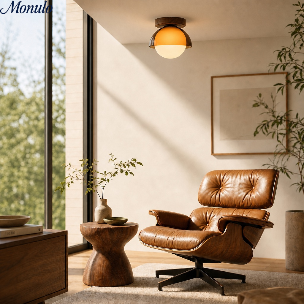 Sunset Afterglow Vintage Deckenleuchte für Flur und Eingangsbereich Moderne Ambientebeleuchtung | Souliia