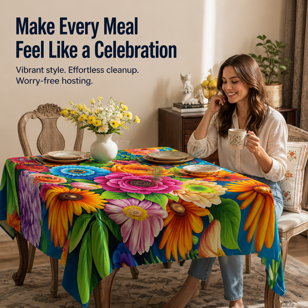 VivaLuxe — Brighten Every Meal With Wipe-Clean Boho Color That Never Fades - Souliia