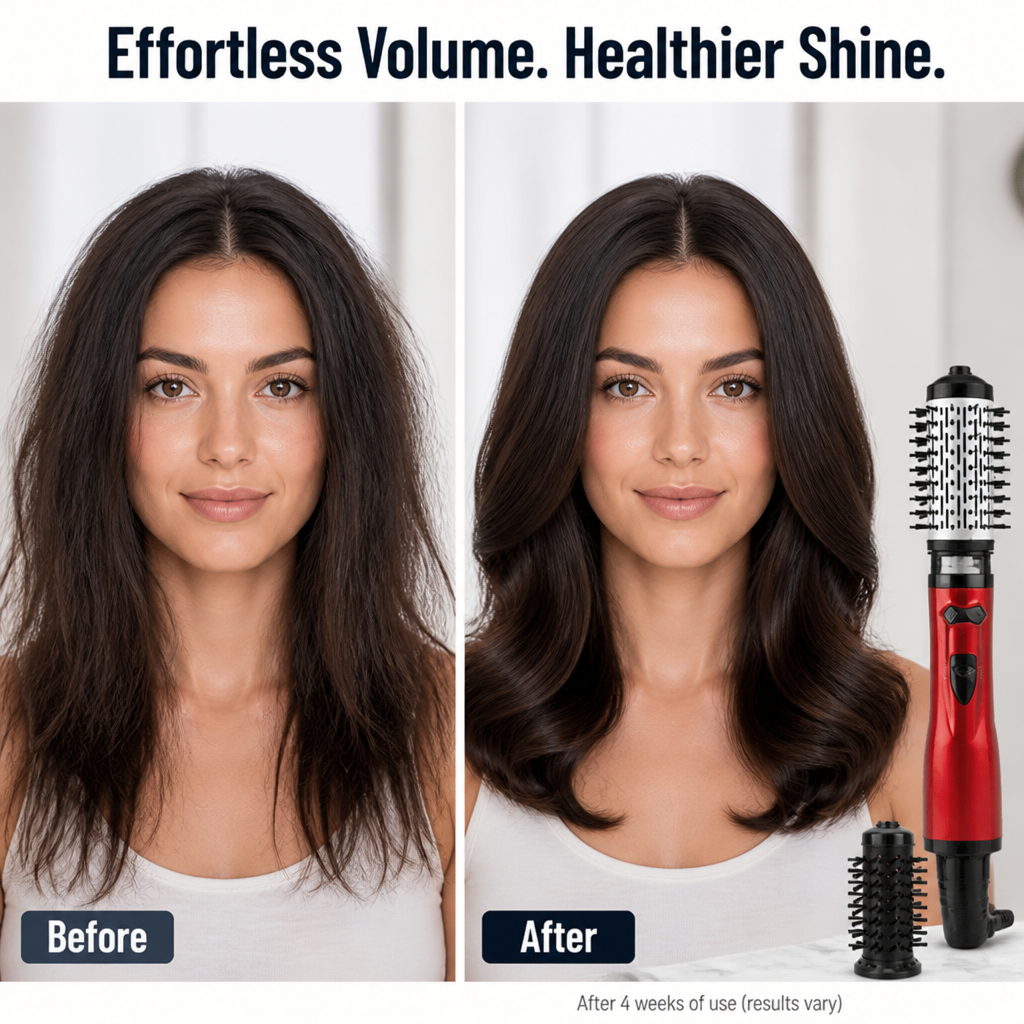 VivoLuxe — Curl, Dry & Add Volume in One Pass Without the Tangle - Souliia