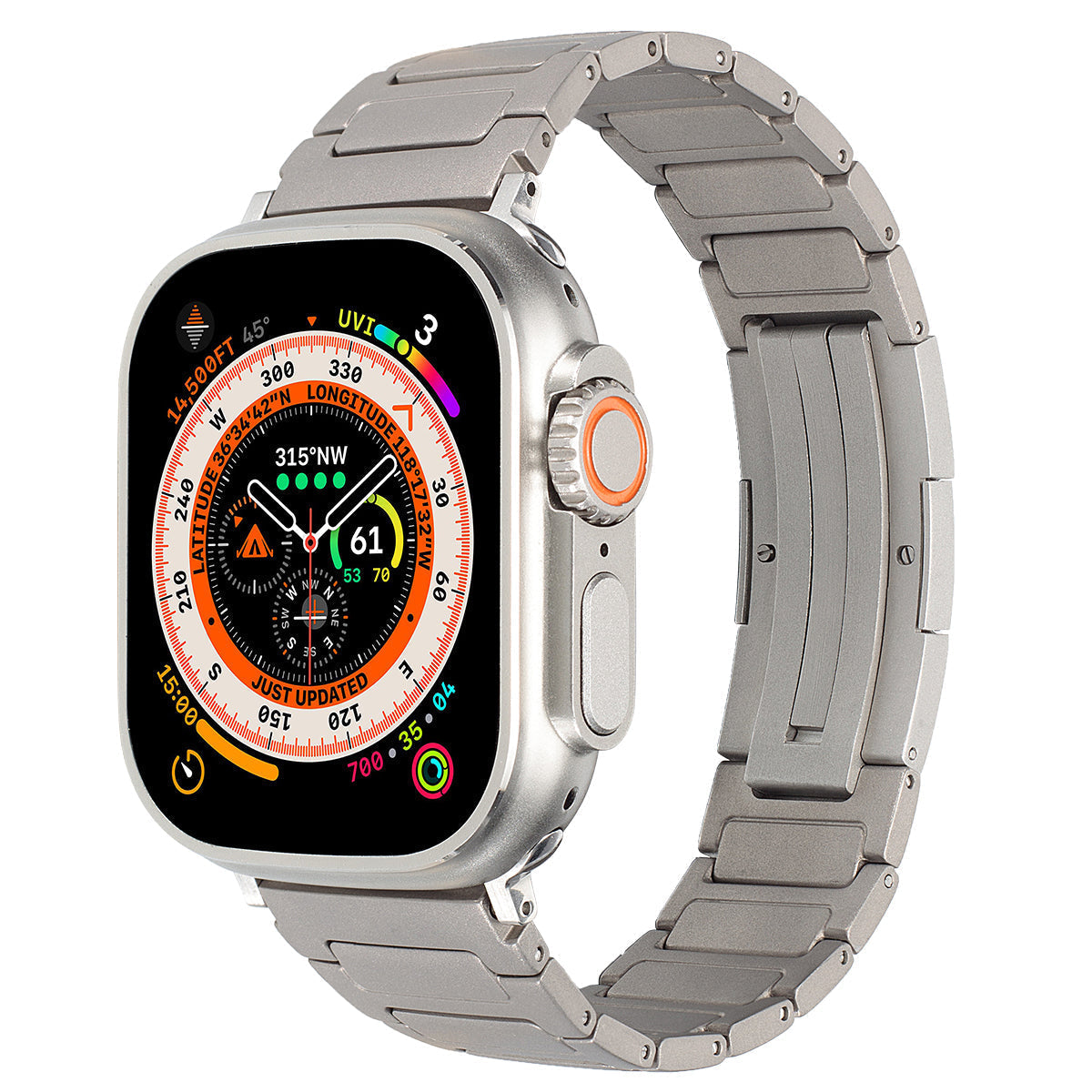 Astra Titanium Band 2.0 — Grade 2 Titanium Strap, 0.13 lb Lightweight Design for Apple Watch Ultra Edition