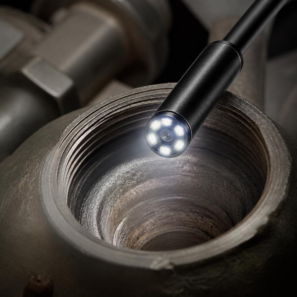 VisionPro Ultra HD Waterproof Endoscope — Spot Every Hidden Flaw with Rock-Solid Clarity and Durability - Souliia