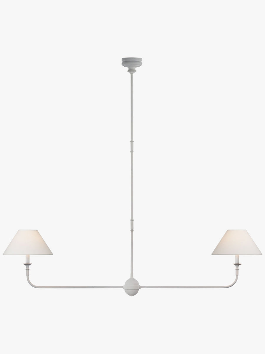 Sleek Chandelier Featuring Layered Linear Silhouette | Souliia