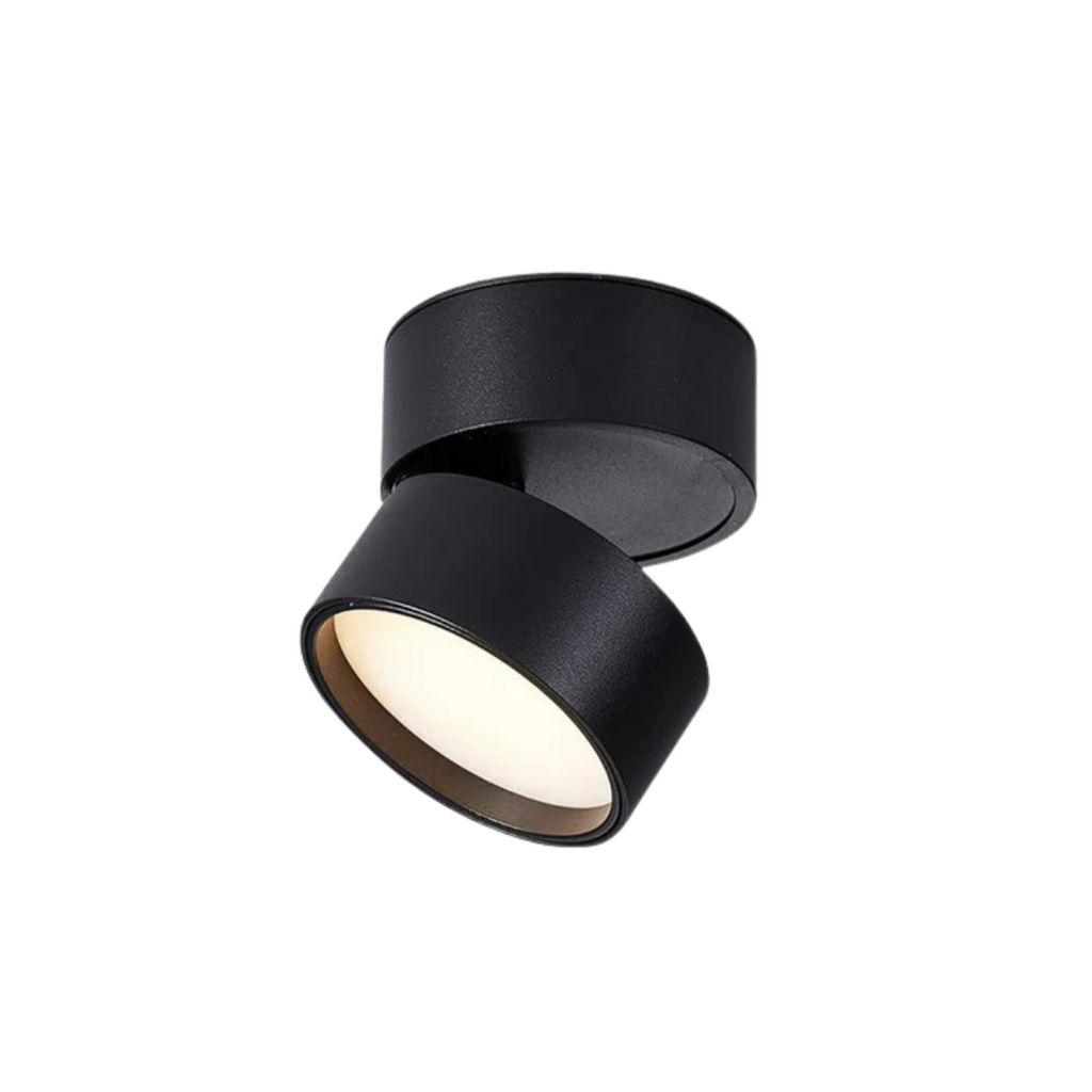 NovaLux Rotating Head LED Ceiling Light — Adjustable Radius Design